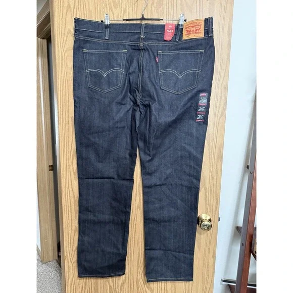 Levi 541 Dark Wash Denim Big & Tall 42x34 Athletic Fit Men's Jeans NWT